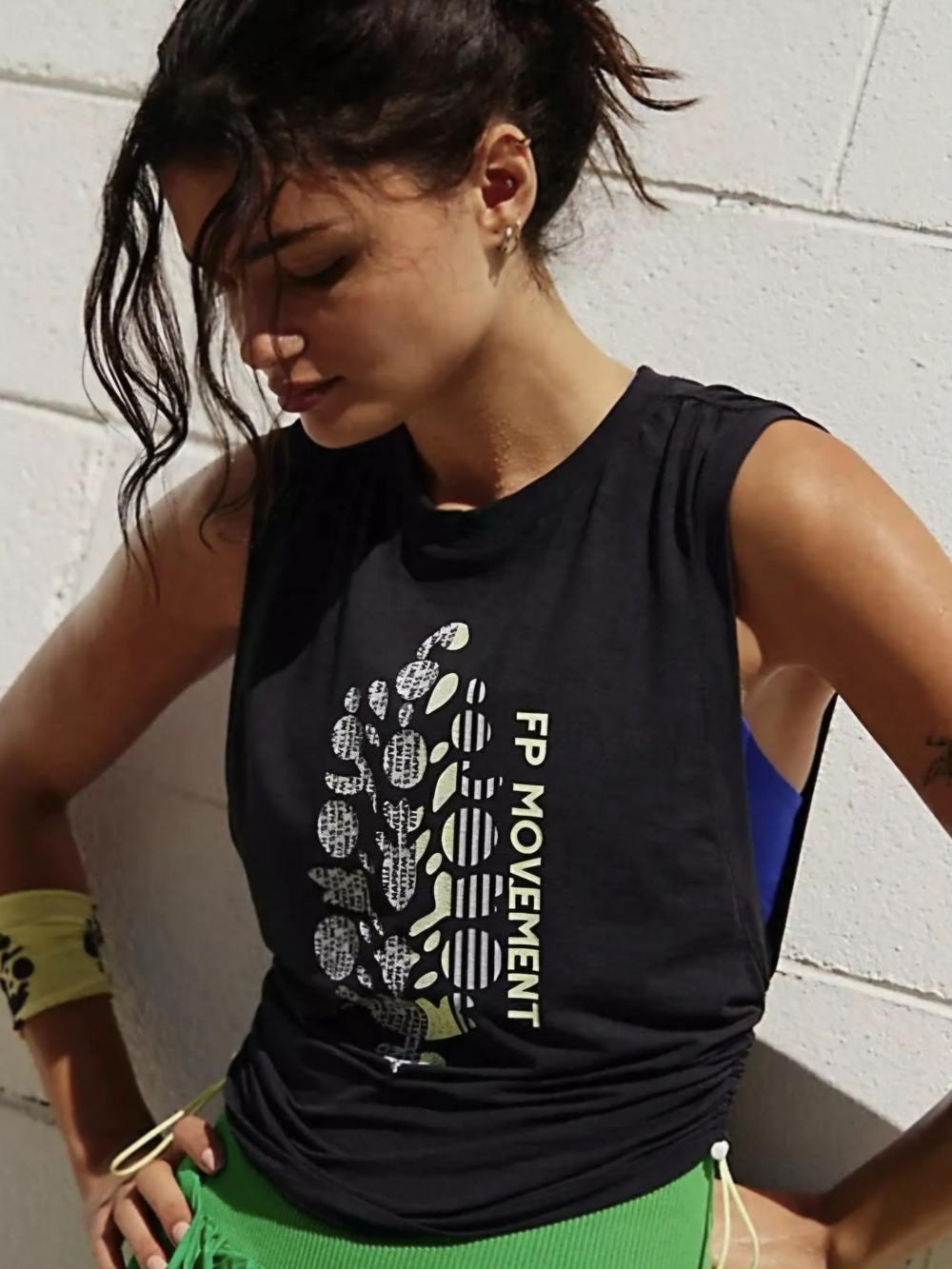 NWOT FP Movement Buti Logo Cynched Tempo Tank
